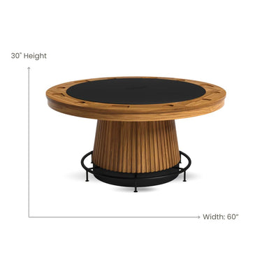 Poker Dining Table Regent, Round, 60